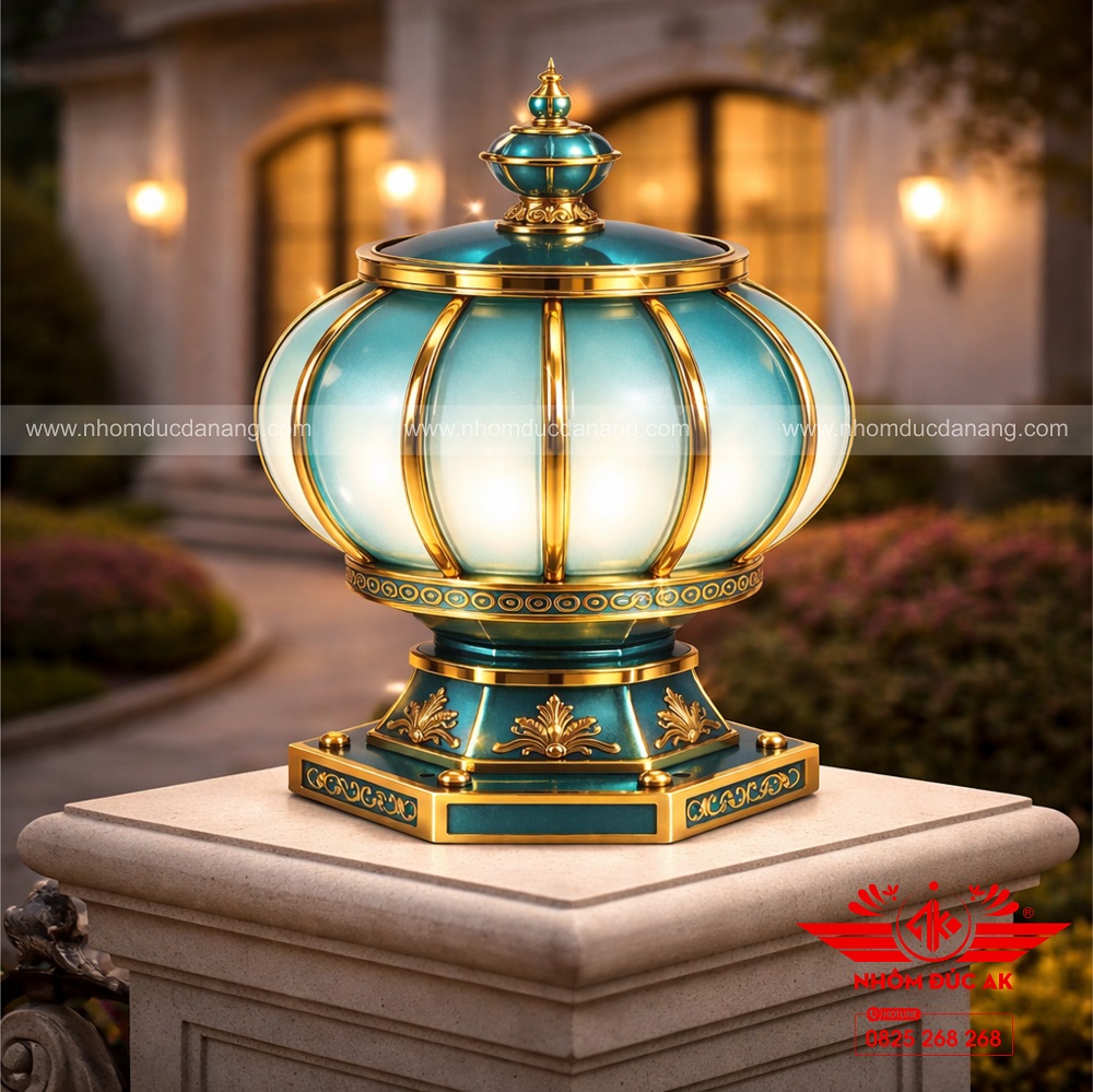 Đèn Cổng Nhôm Đúc 04